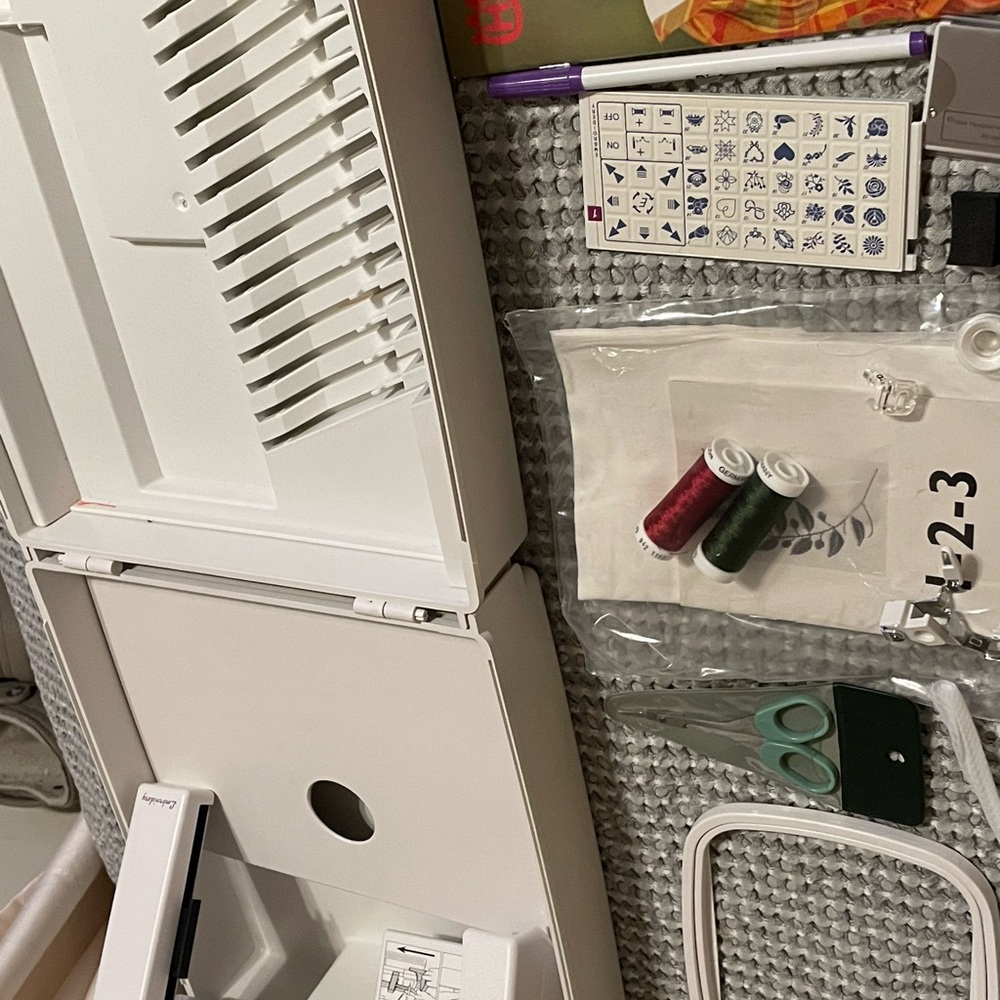 White Modular Storage System with Clear Containers - Picture 1 of 15